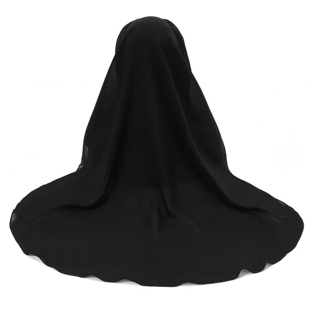 3 layared Niqab Saudi Niqab with nose string Islamic niqab face veil Muslim - Picture 3 of 4